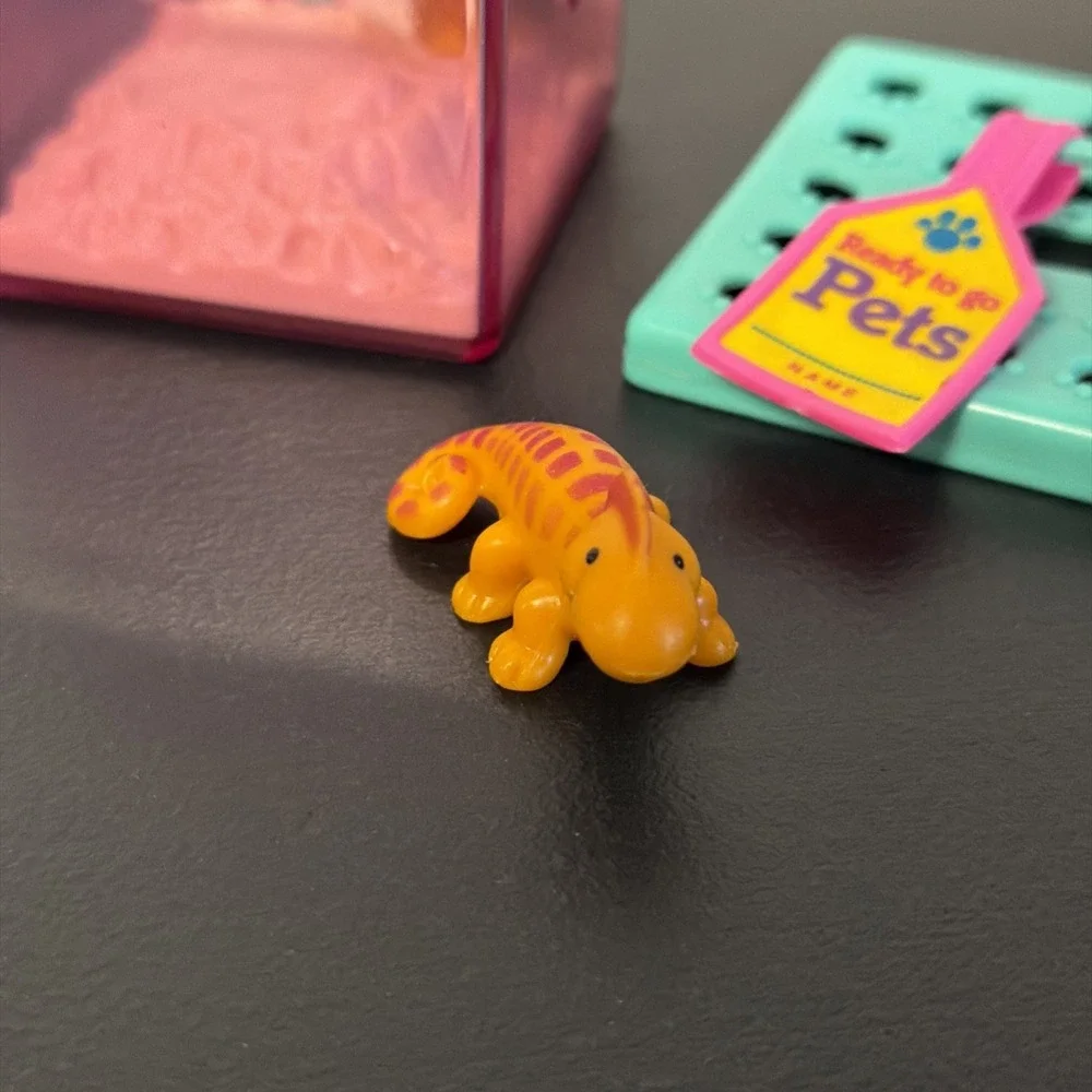 Vintage Kenner 1993 Littlest Pet Shop Racing Lizard Desert Den | COMPLETE SET